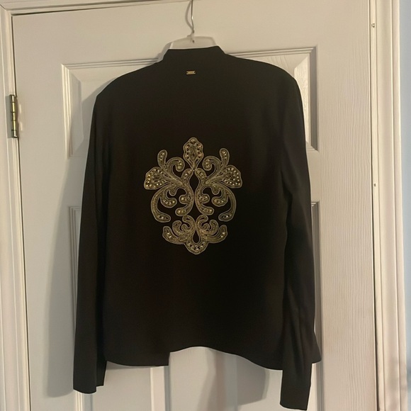 St. John Jackets & Blazers - St. John Spa Jacket. Good pre-owned condition. Size S. Charcoal Brown.